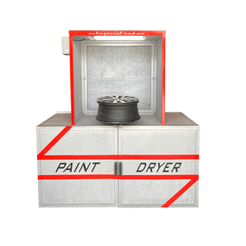 Cabina de pintura de ruedas con horno de paint 01